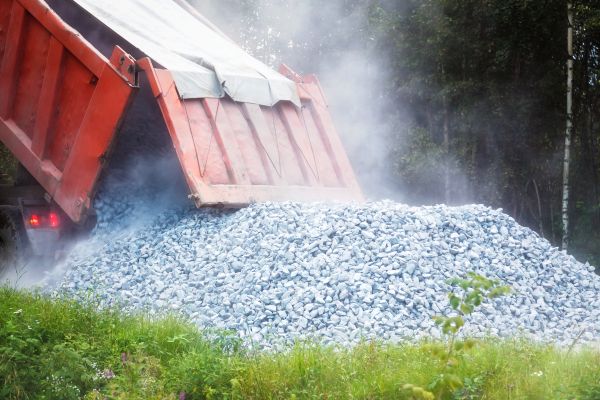 Limestone Gravel Delivery in Buford