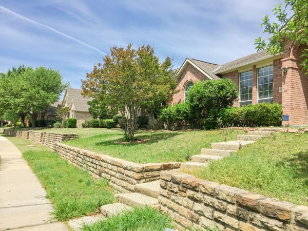 Sloped Yard Landscaping in Buford
